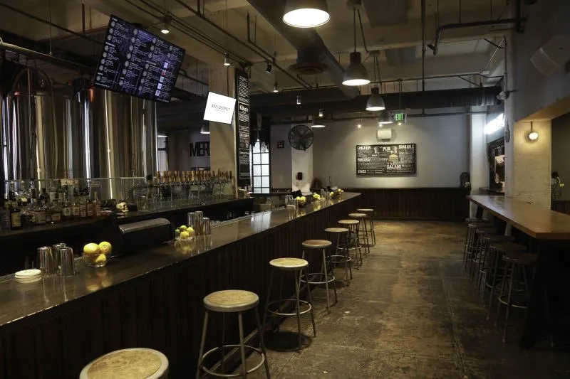 Tables along the main bar